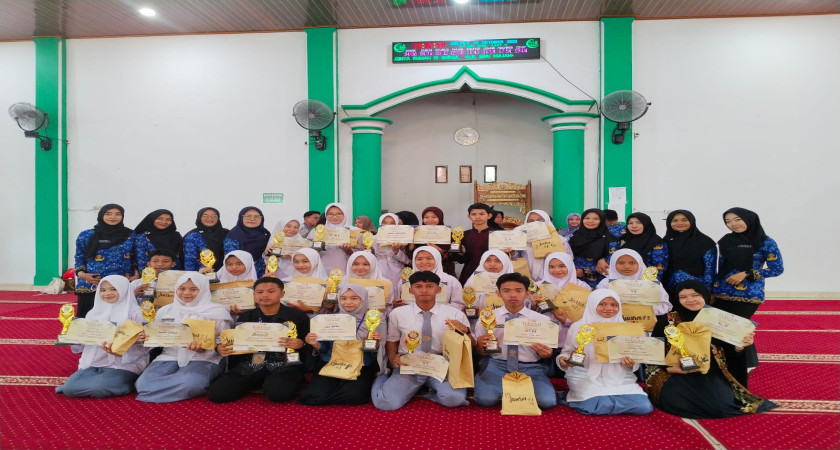 Meriah dan Penuh Prestasi, Bulan Bahasa MAN 2 Bandar Lampung Resmi Ditutup