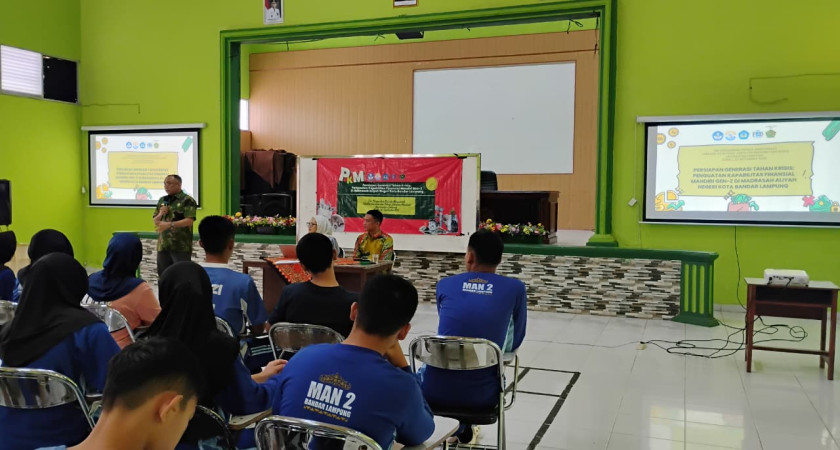 Cerdas Finansial Sejak Dini, Generasi Z MAN 2 Bandar Lampung Dilatih Jadi Generasi Tahan Krisis