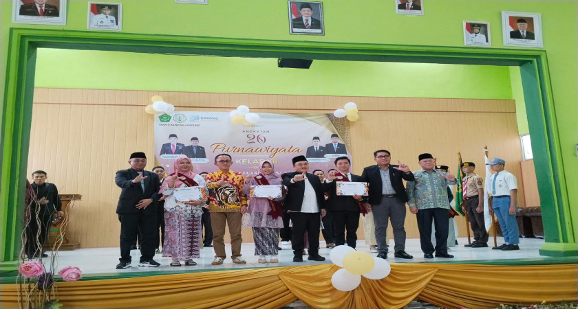 Penuh Haru dan Prestasi, MAN 2 Bandar Lampung Lepas Angkatan 26 dalam Purnawiyata
