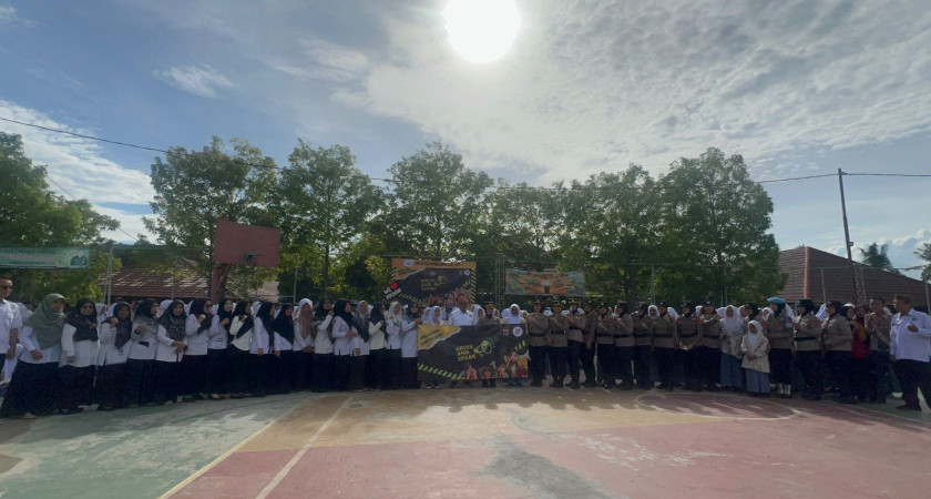 Polwan Polda Lampung Ajak Siswa MAN 2 Bandar Lampung Berani Bersuara Lawan Perundungan