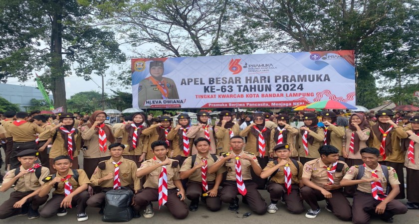 Lolos Seleksi Petugas Peransaka Daerah Hantar Eviscal Jadi Pemimpin Upacara HUT Pramuka Ke-63