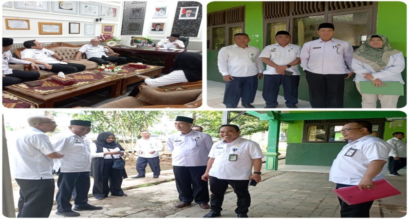 AM Hari Pertama, MAN 2 Balam Terima Monev Kabid Penmad Kanwil Kemenag Lampung dan Kasi Penmad Kemenag Kota Bandar Lampung