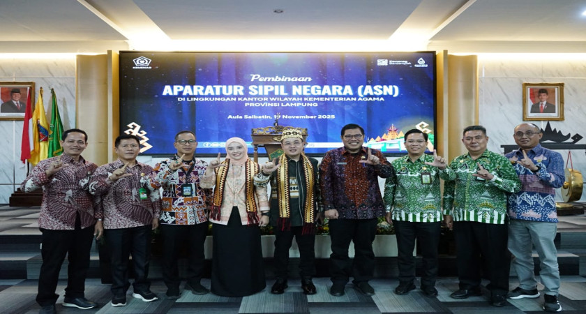 MAN 2 Bandar Lampung Sambut Kakanwil Baru, Nauval Siap Perkuat Sinergi dan Mutu Madrasah