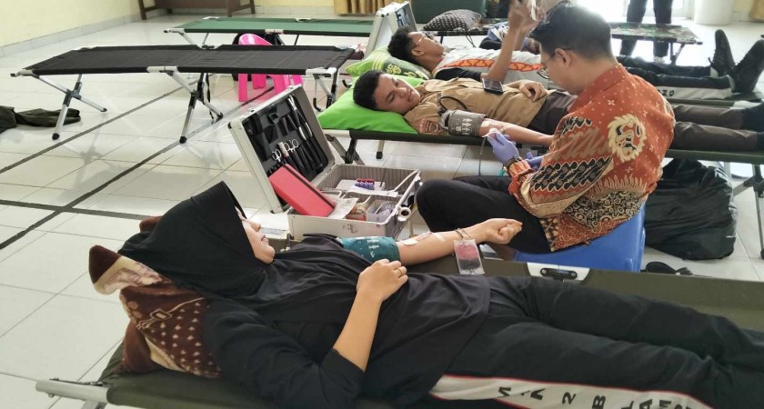 Donor Darah di MAN 2 Bandar Lampung Tingkatkan Kesadaran Donor Sukarela Sejak Usia Muda
