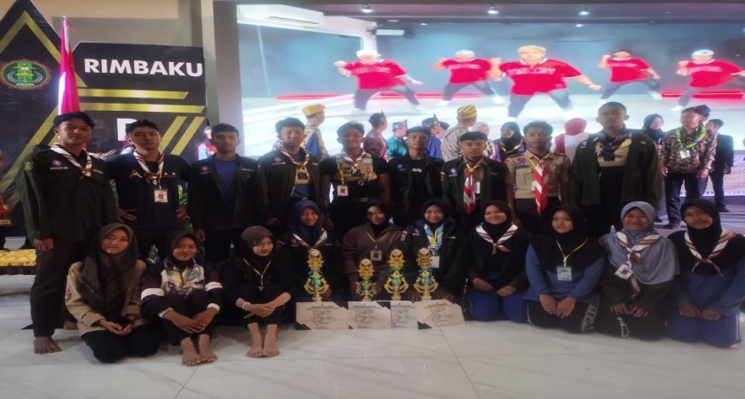 Pramuka MAN 2 Bandar Lampung Raih Prestasi di Perkemahan Songsong Ramadhan