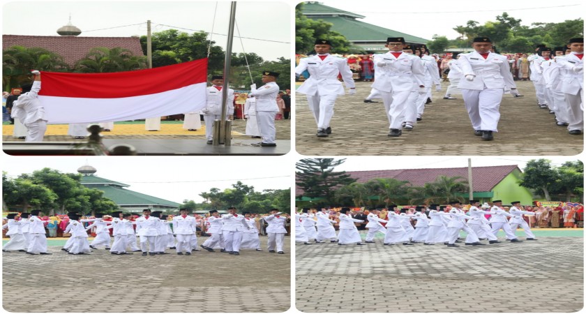 Paskibra MAN 2 Bandar Lampung Tampil Memukau Pada Upacara HAB Kemenag ke RI -77