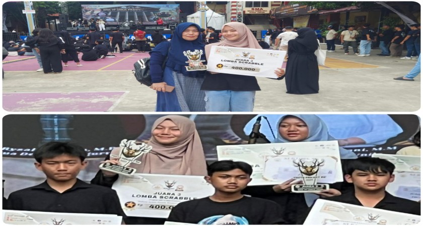 Safira Raih Juara 3 Scrabble Competition Tingkat Provinsi