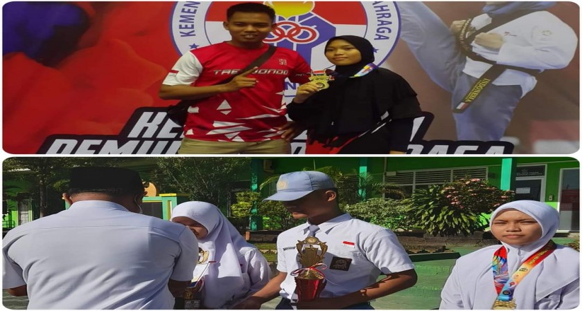 Nurul Sabet Medali Emas Kejurnas Taekwondo Kapolri Cup 4 di Cibubur Jakarta, Nauval : Ini Prestasi yang Membanggakan